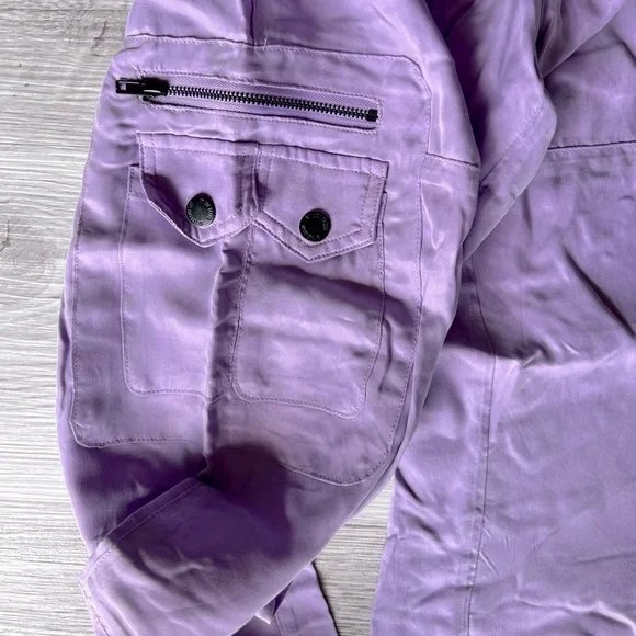 LF high waisted suede cargo pants size 2 NWOT - Picture 10 of 14